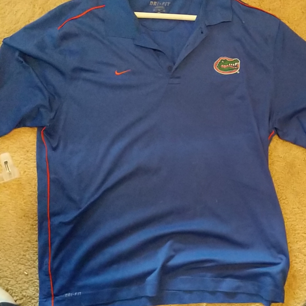 Nike dry fit Florida Gators collared shirt
